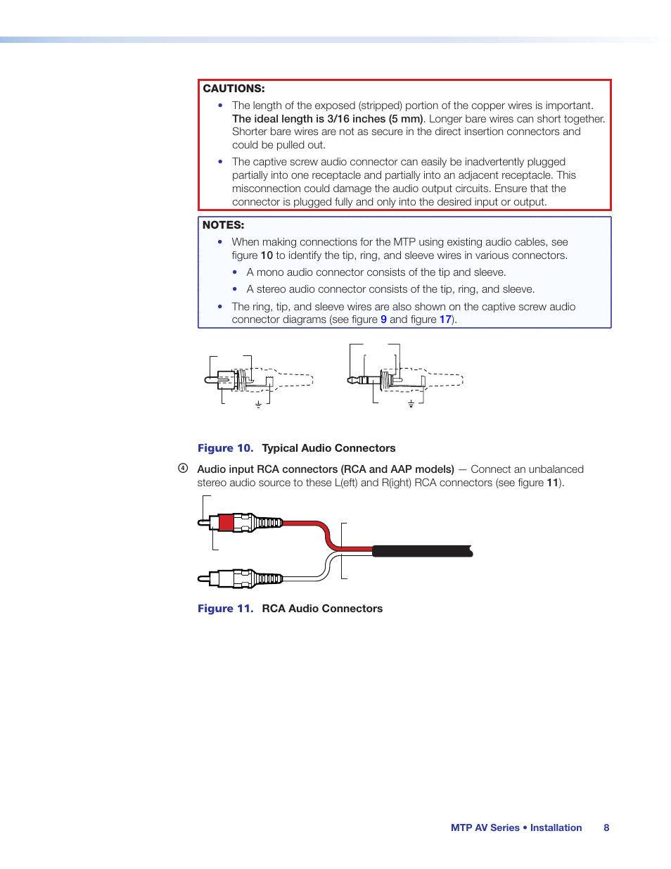 Extron Electronics MTP AV Series User Guide User Manual | Page 14 / 23