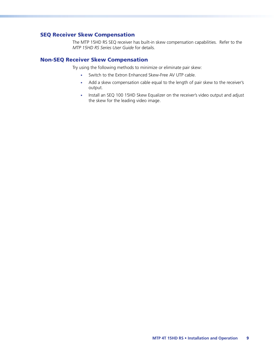 Extron Electronics MTP 4T 15HD RS User Guide User Manual | Page 14 / 18