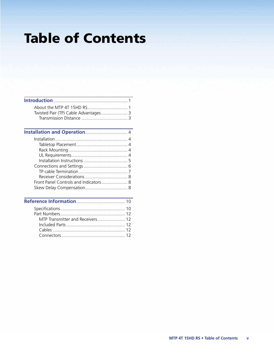 Extron Electronics MTP 4T 15HD RS User Guide User Manual | Page 5 / 18