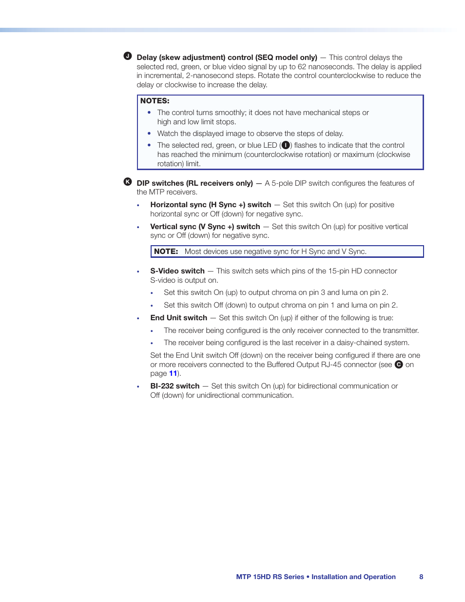 Extron Electronics MTP 15HD RS Series User Guide Rev. C User Manual | Page 14 / 25
