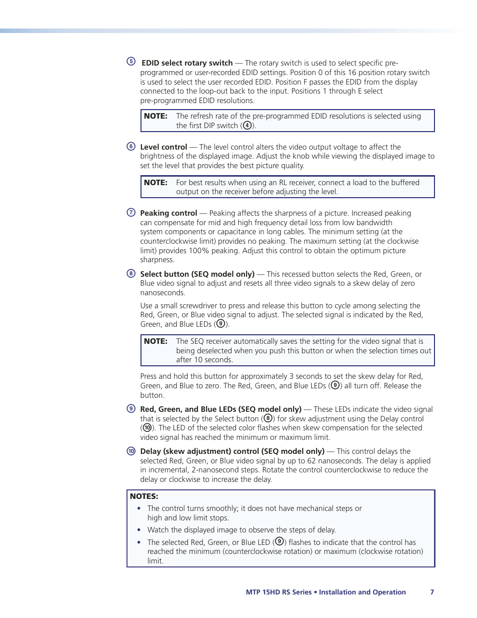 Extron Electronics MTP 15HD RS Series User Guide Rev. A User Manual | Page 11 / 24