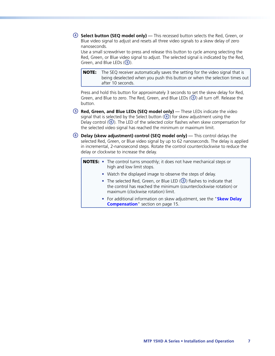 Extron Electronics MTP 15HD A Series User Guide Rev. F User Manual | Page 11 / 26