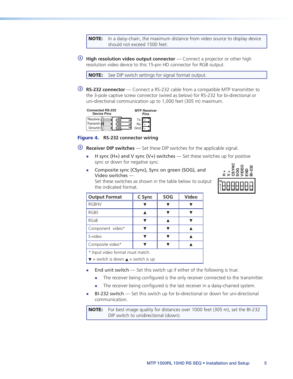 Extron Electronics MTP 1500RL 15HD RS SEQ User Guide User Manual | Page 11 / 22