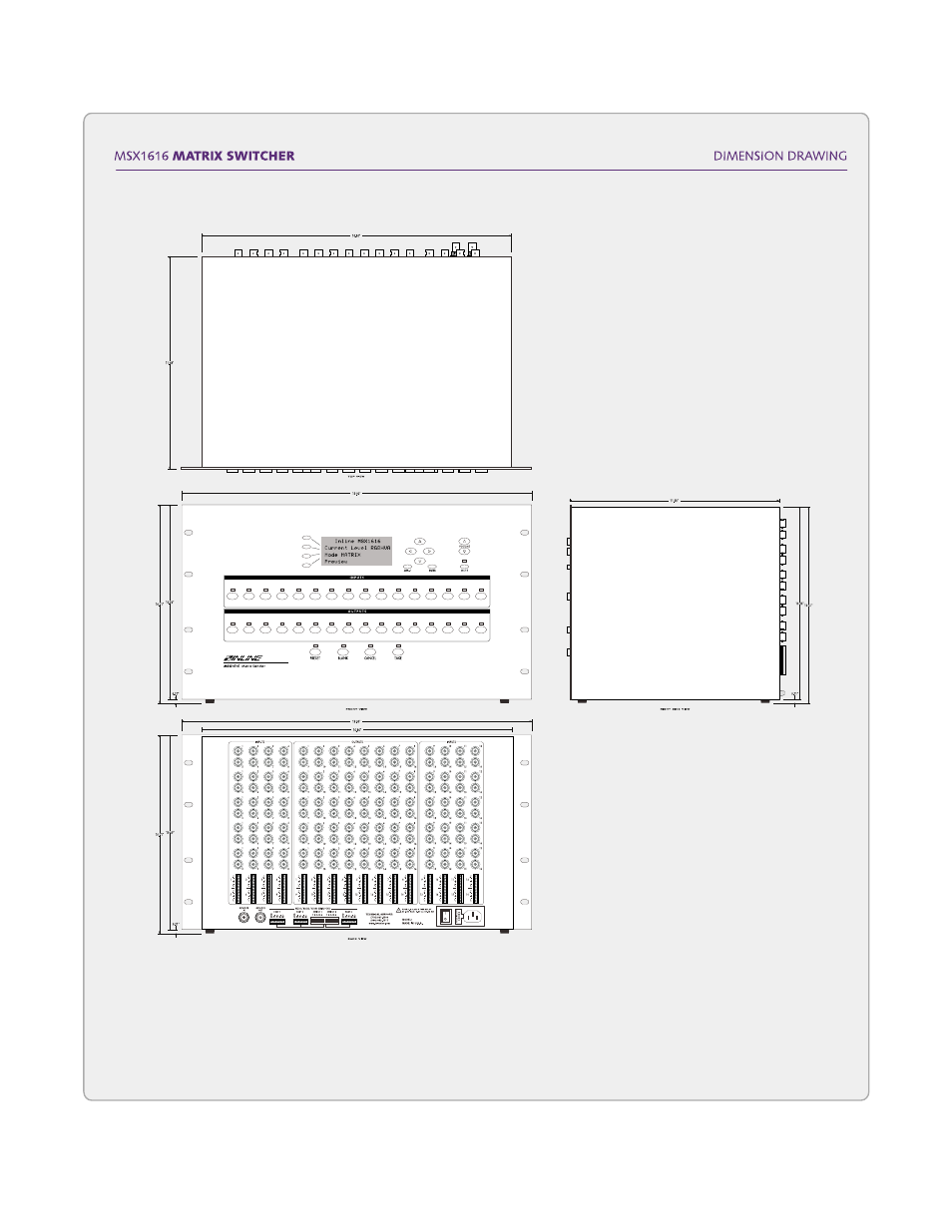Extron Electronics MSX1616HR User Manual | Page 39 / 40