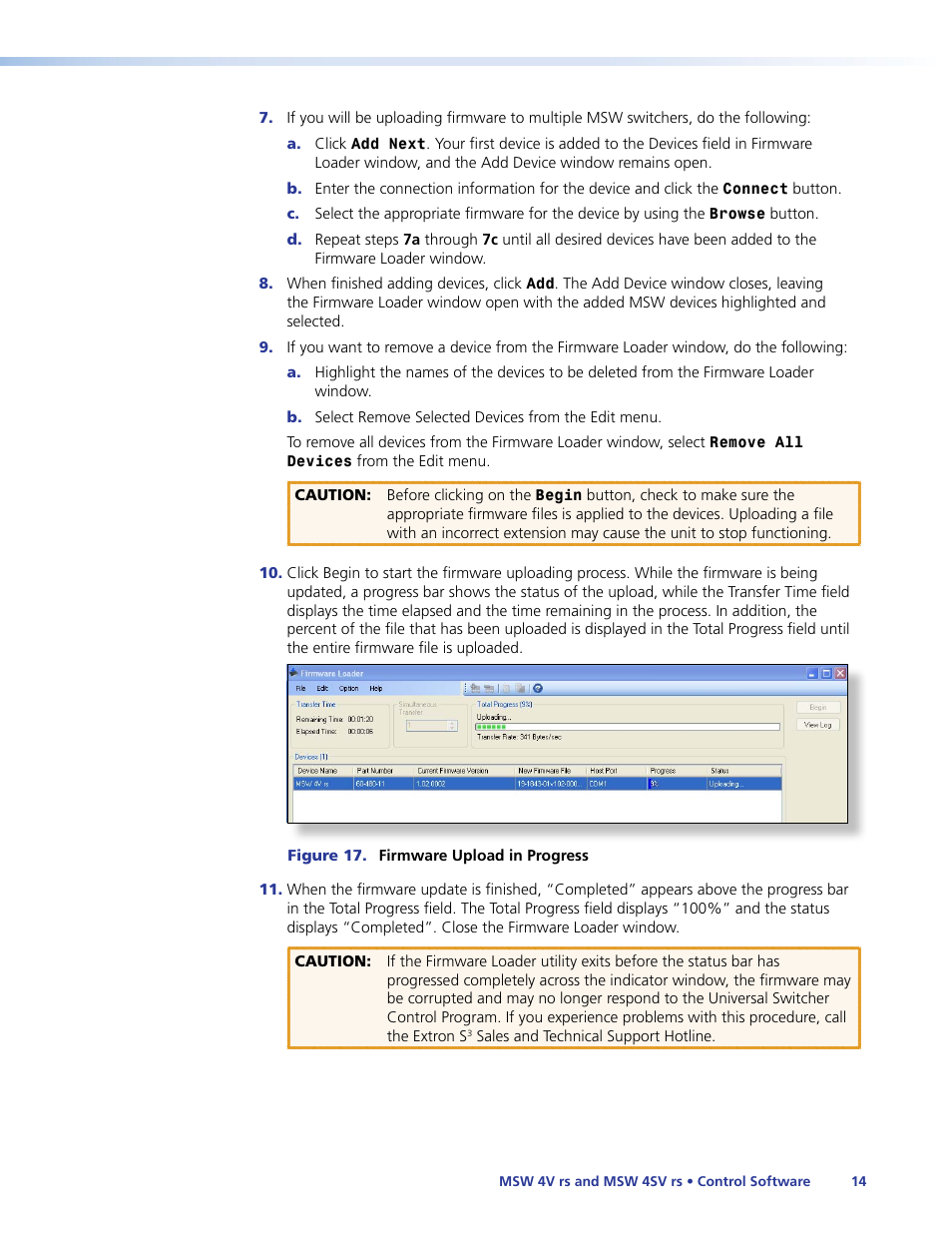 Extron Electronics MSW 4V rs User Guide User Manual | Page 20 / 30