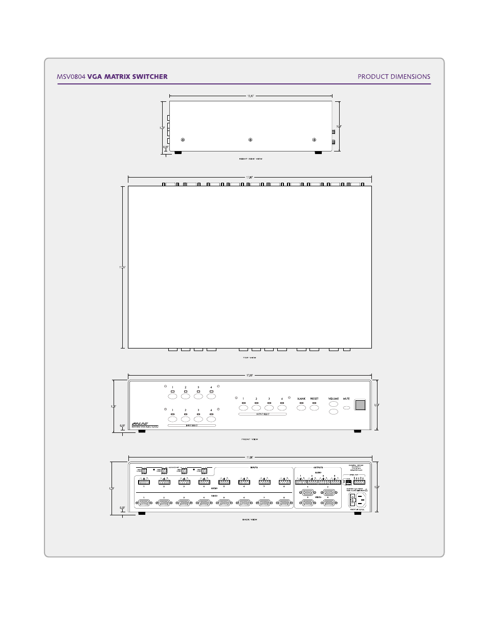 Extron Electronics MSV0804 User Manual | Page 25 / 26