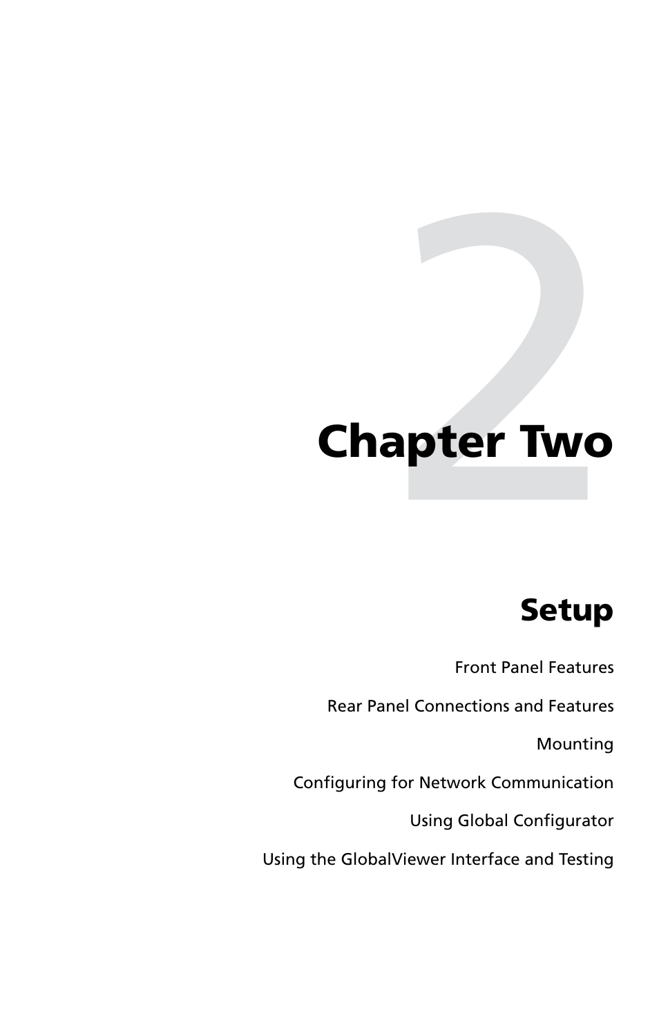 Ch. 2: setup, Chapter two • setup | Extron Electronics IPL 250 Setup Guide User Manual | Page 11 / 20
