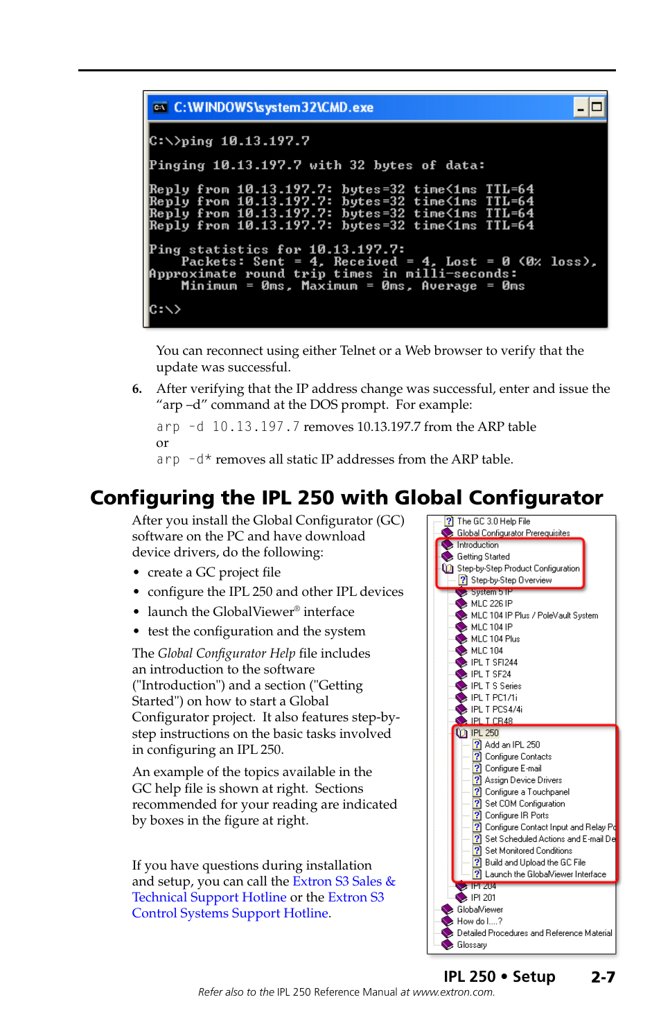 Configuring the ipl 250 with global configurator | Extron Electronics IPL 250 Setup Guide User Manual | Page 17 / 20