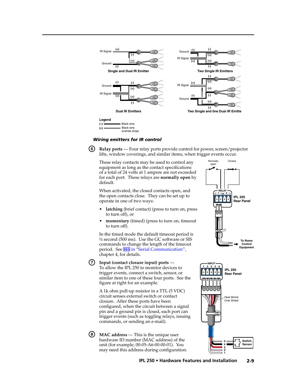 Extron Electronics IPL 250 Reference Manual User Manual | Page 23 / 109