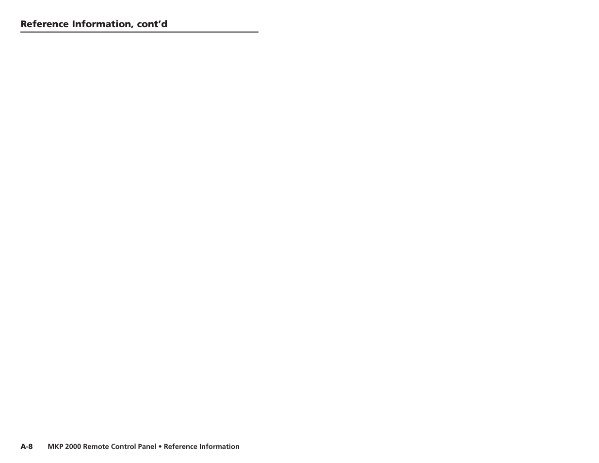 Extron Electronics MKP 2000 User Manual | Page 43 / 43