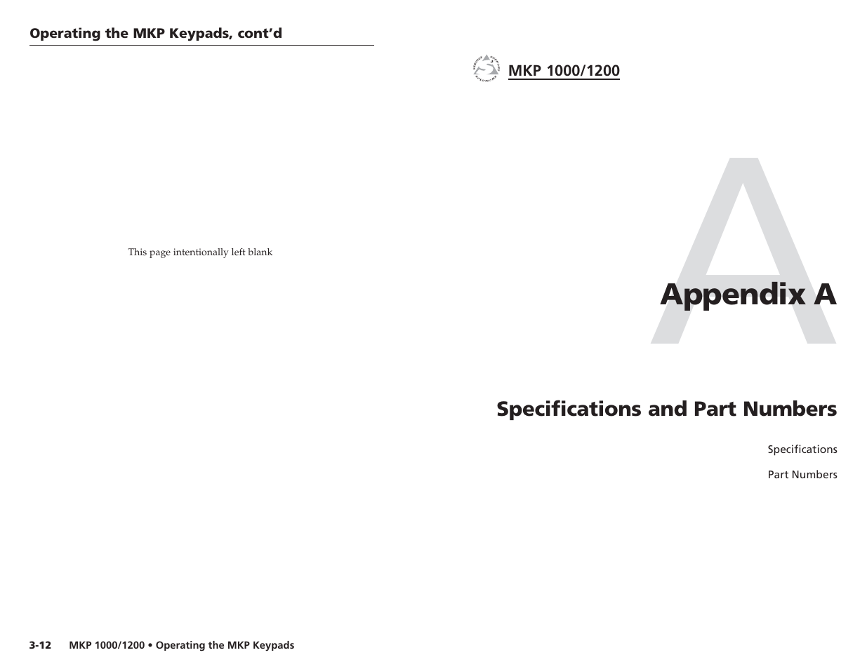 Extron Electronics MKP 1200 Keypad User Manual | Page 17 / 21