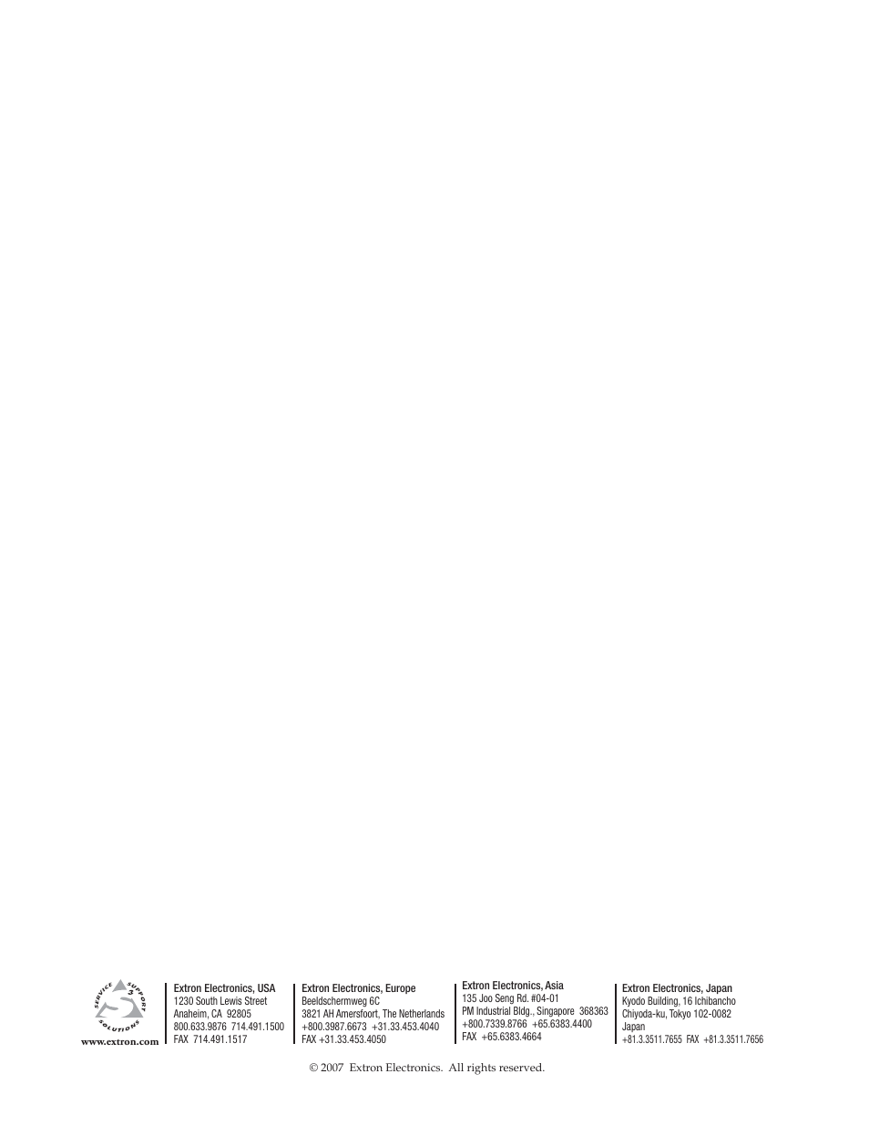 Extron Electronics Metal Decora Mounting Brackets User Manual | Page 6 / 6
