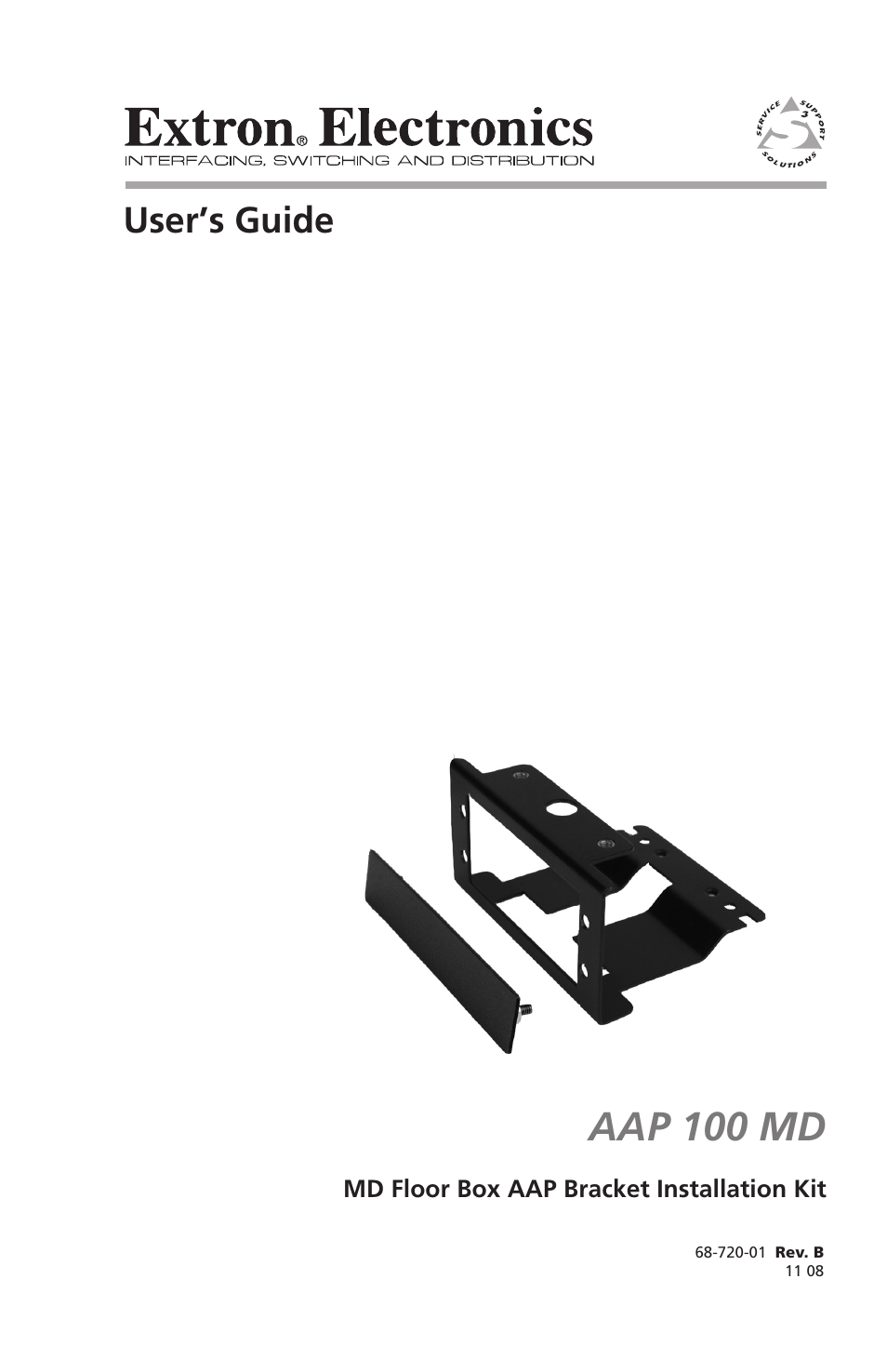 Extron Electronics AAP 100 MD User Manual | 4 pages