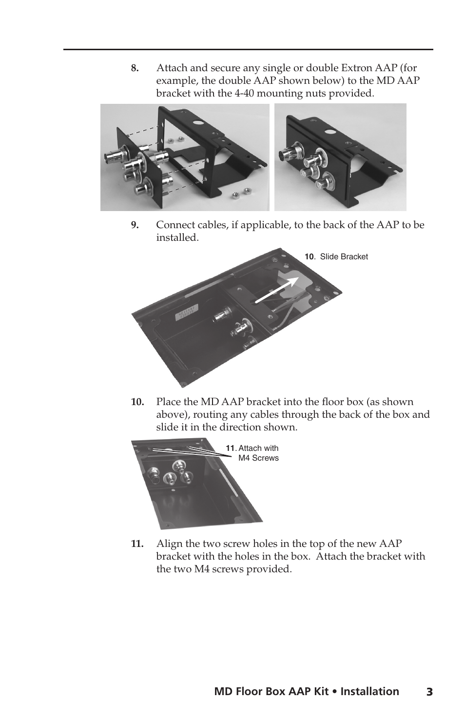 Extron Electronics AAP 100 MD User Manual | Page 3 / 4