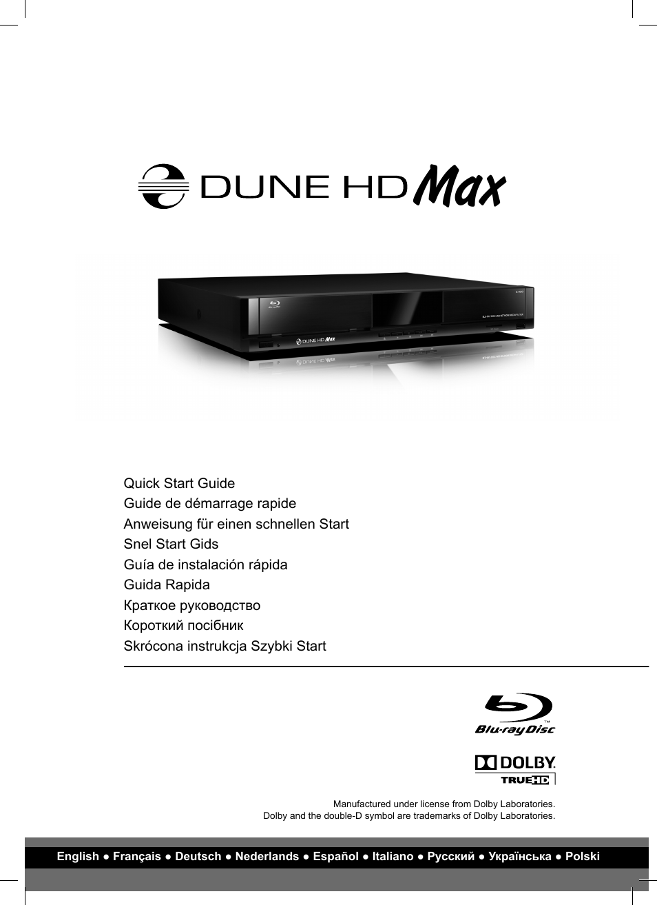 DUNE HD Max User Manual | 76 pages