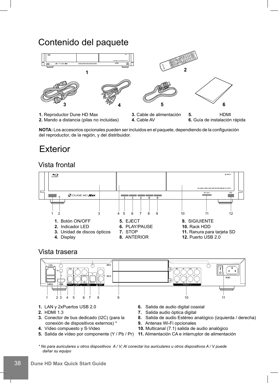 DUNE HD Max User Manual | Page 38 / 76
