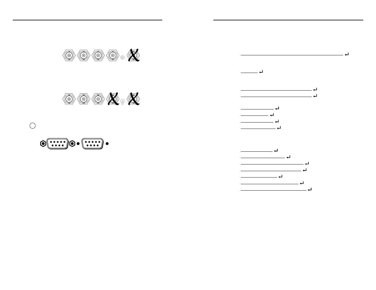 Installation, cont’d, Rs-232 connection, Lancia xi xi xi xi xi -initiated messages | Error responses | Extron Electronics Chapter One User Manual | Page 10 / 14
