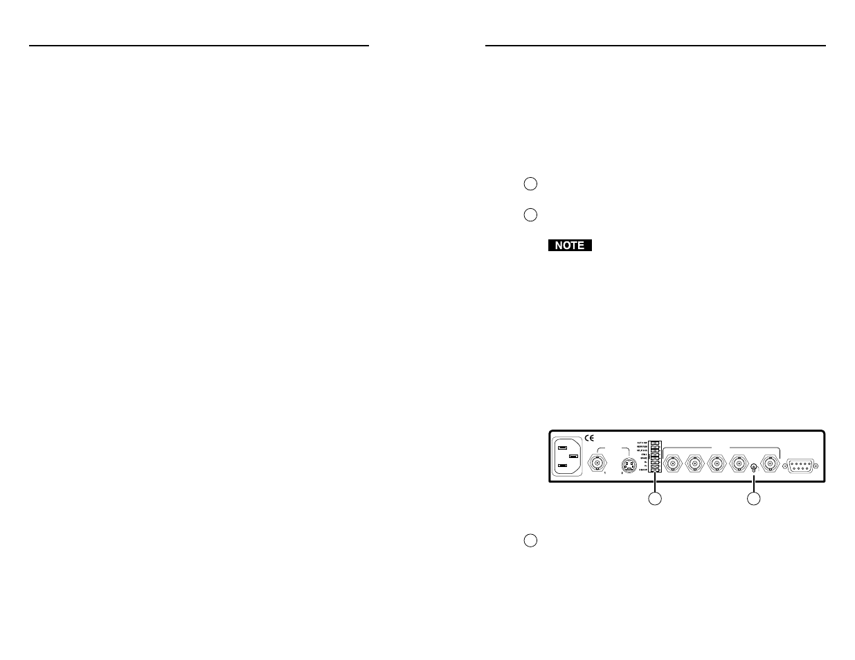 Rear panel controls, Operation, cont’d, If the image is not displayed correctly | If the image does not respond to picture controls | Extron Electronics Chapter One User Manual | Page 13 / 14
