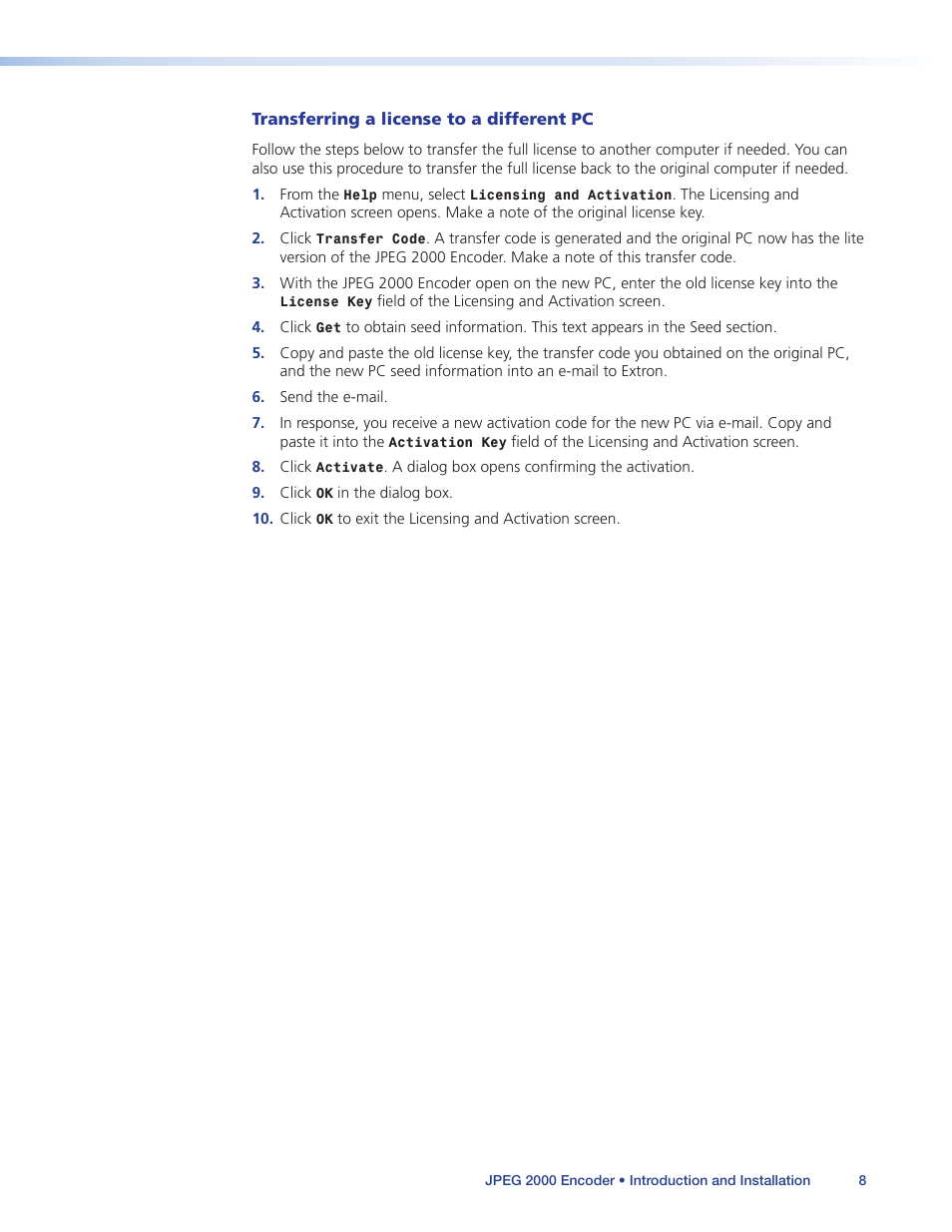 Extron Electronics JPEG 2000 Encoder User Manual | Page 12 / 37