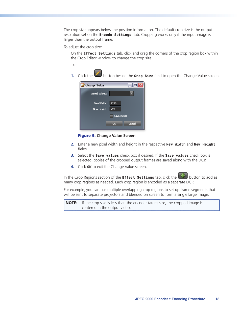 Extron Electronics JPEG 2000 Encoder User Manual | Page 22 / 37