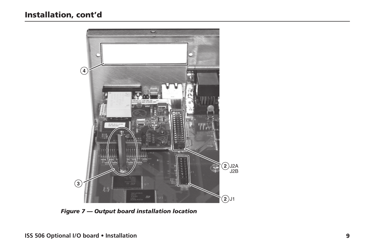 Installation, cont’d | Extron Electronics ISS 506 IO_board Installation User Manual | Page 12 / 17