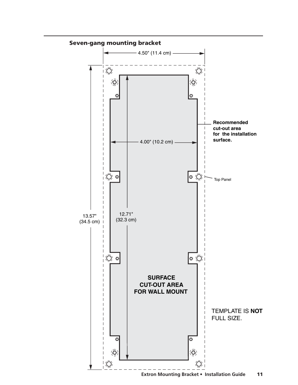 Extron Electronics Extron Mounting Bracket Installation User Manual | Page 11 / 14