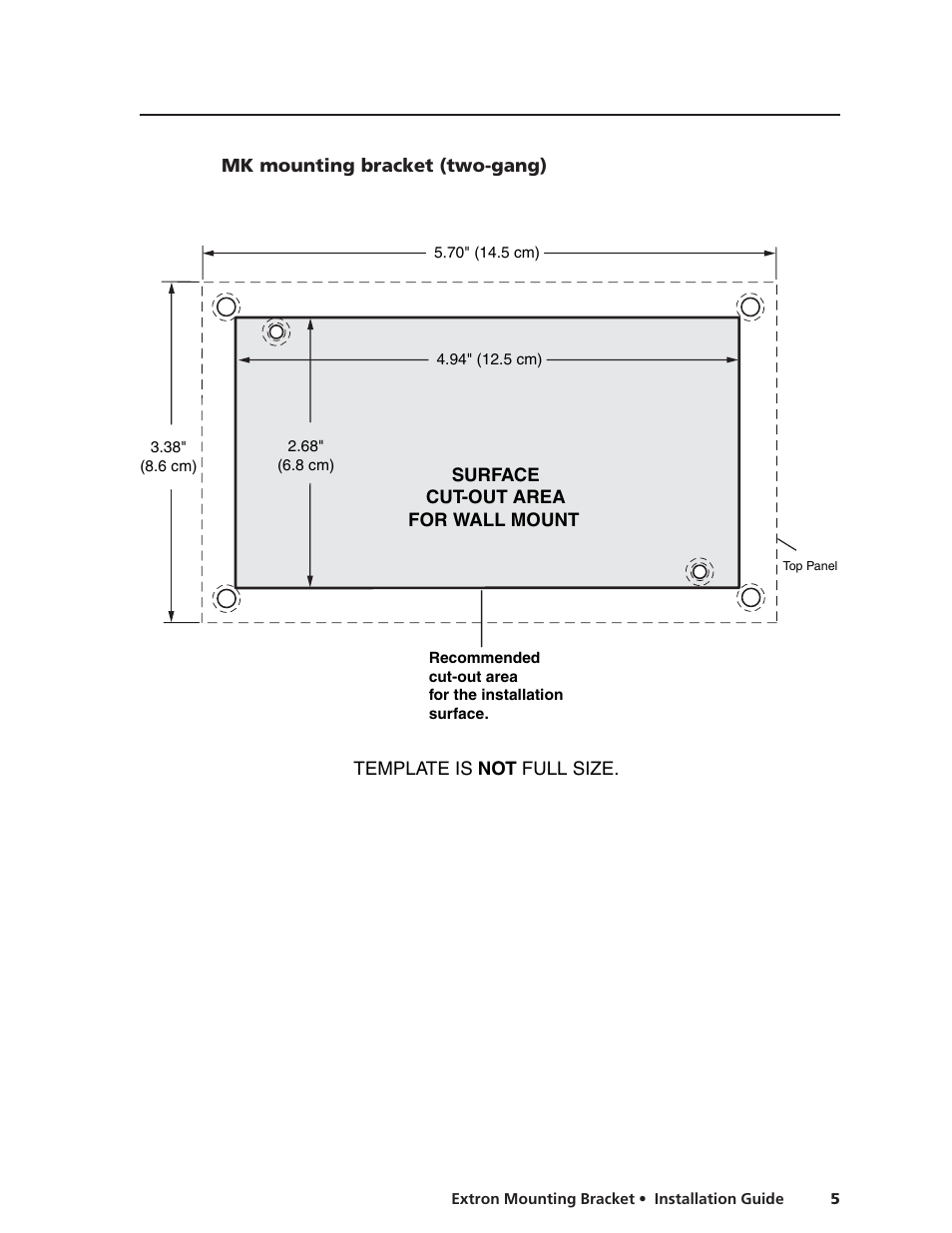 Extron Electronics Extron Mounting Bracket Installation User Manual | Page 5 / 14