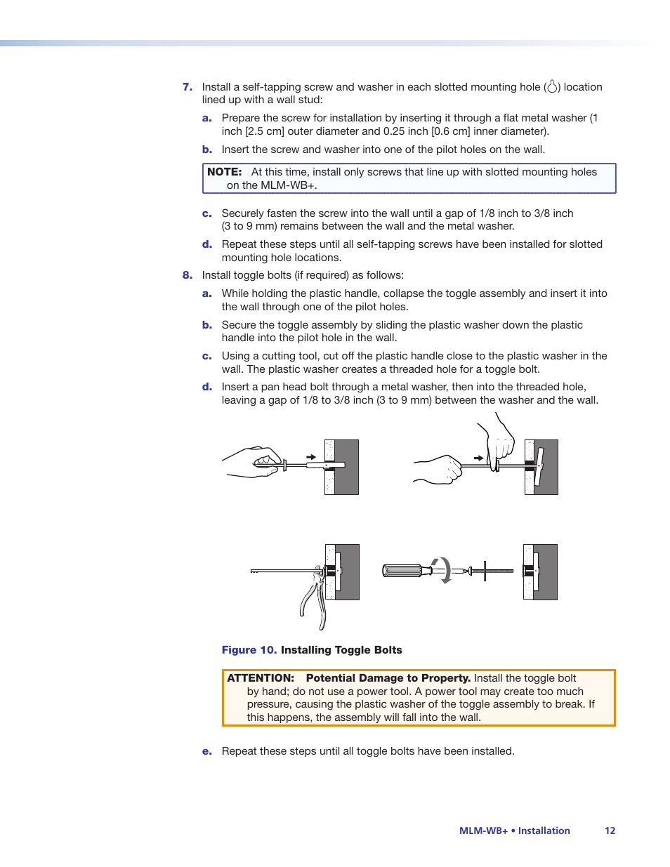 Extron Electronics MLM-WB+ User Manual | Page 18 / 27