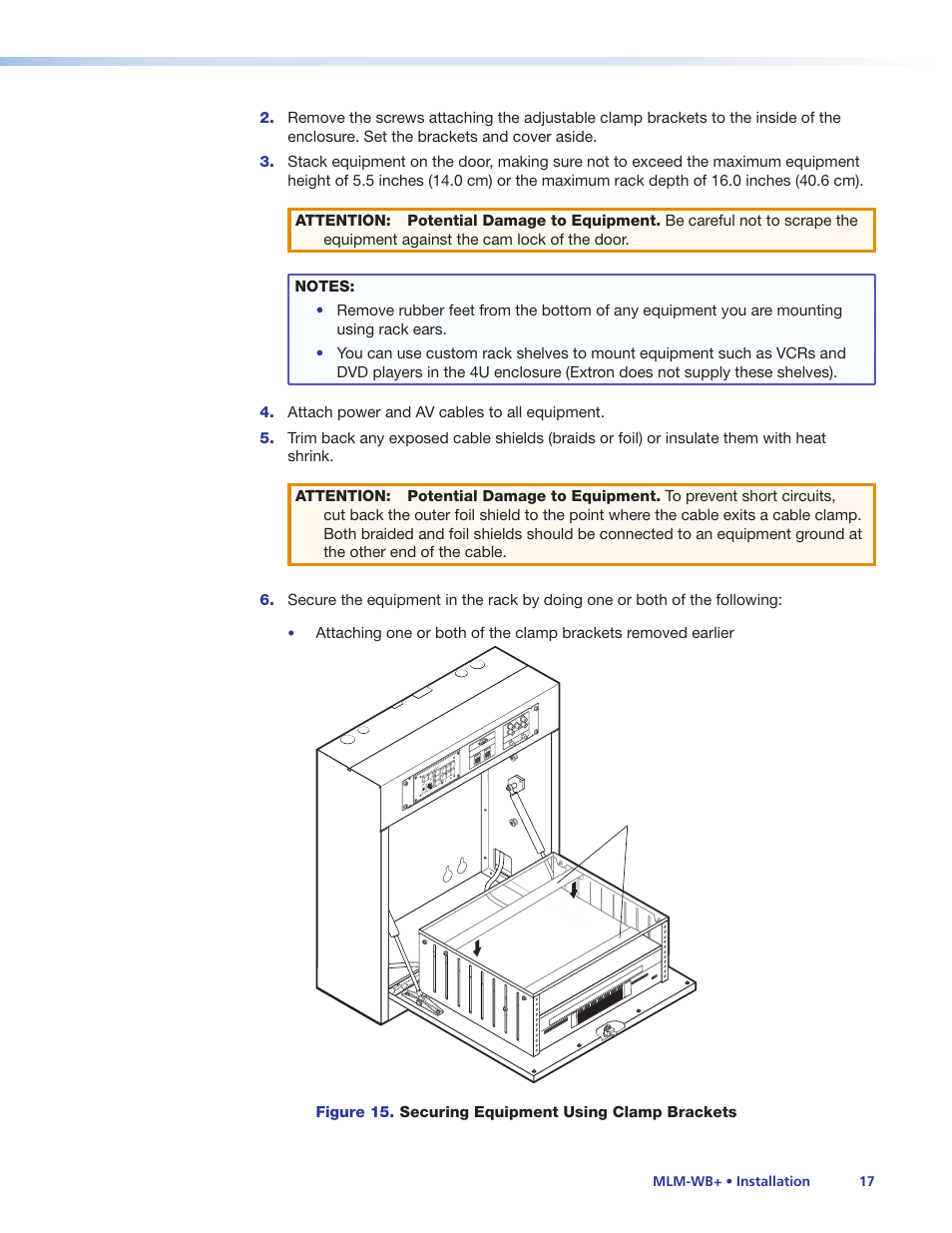 Extron Electronics MLM-WB+ User Manual | Page 23 / 27