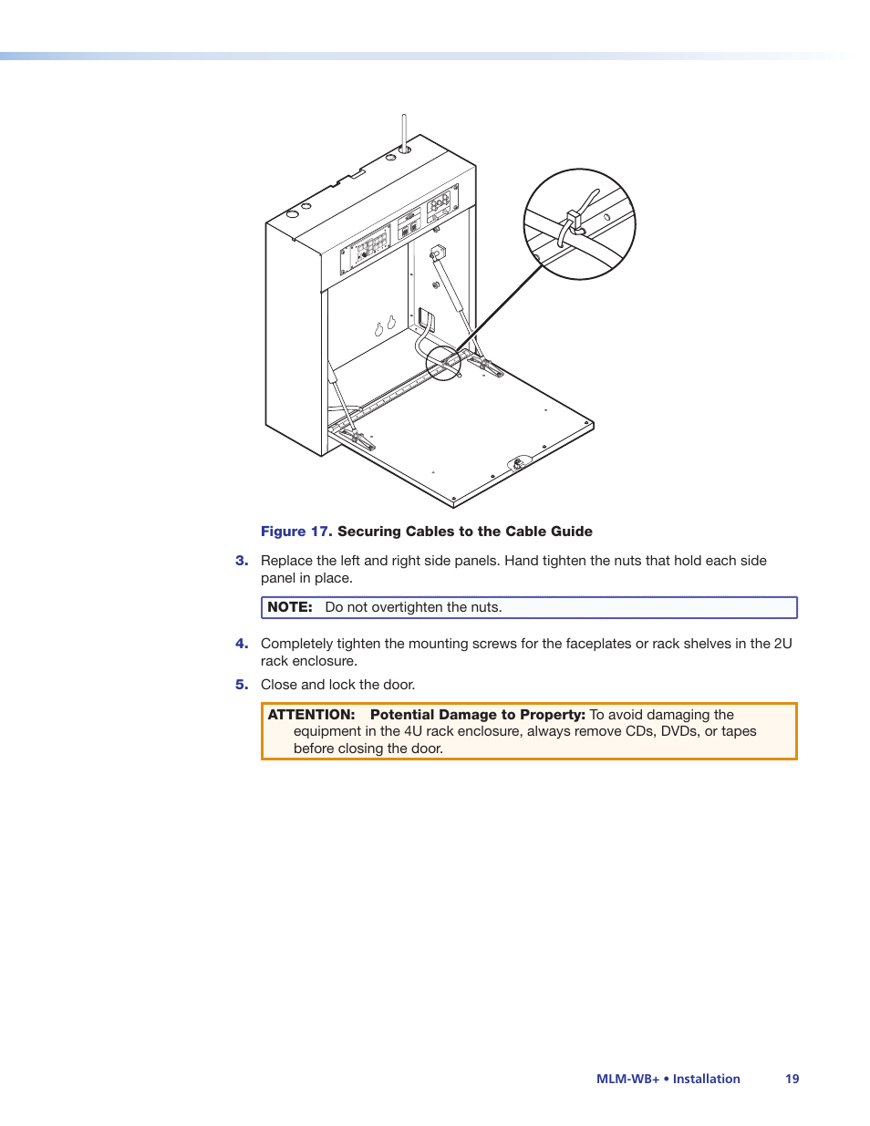 Extron Electronics MLM-WB+ User Manual | Page 25 / 27