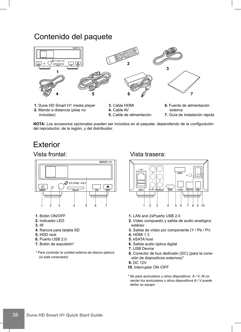 DUNE HD Smart H1 User Manual | Page 38 / 76