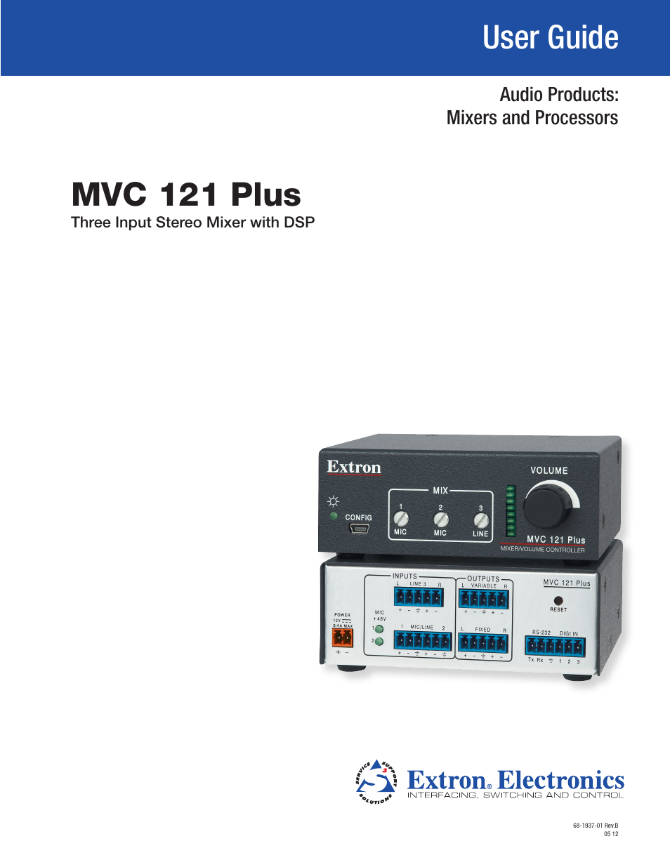 Extron Electronics MVC 121 Plus User Guide User Manual | 63 pages