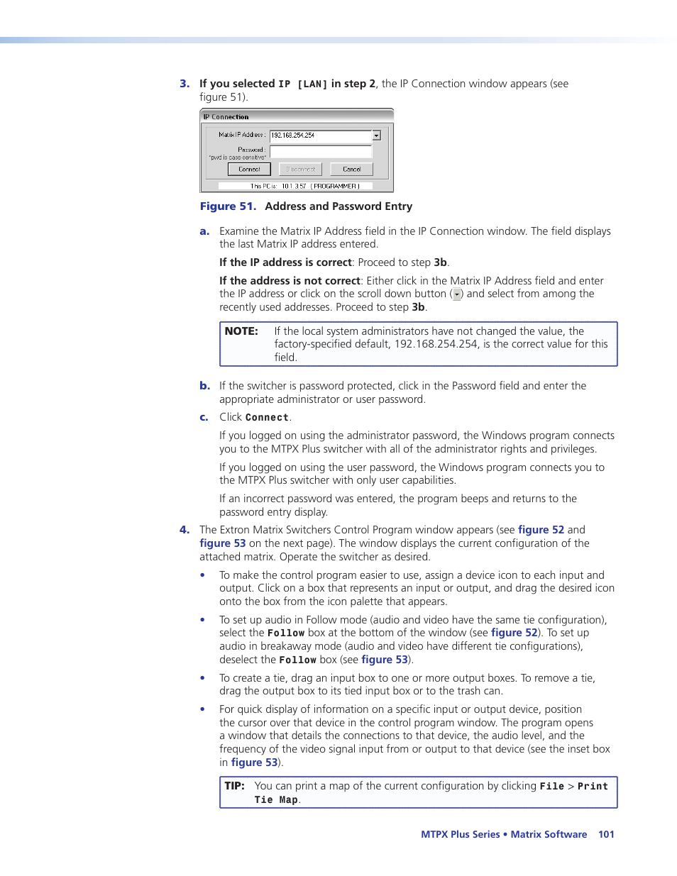 Matrix software | Extron Electronics MTPX Plus Series User Guide User Manual | Page 107 / 169
