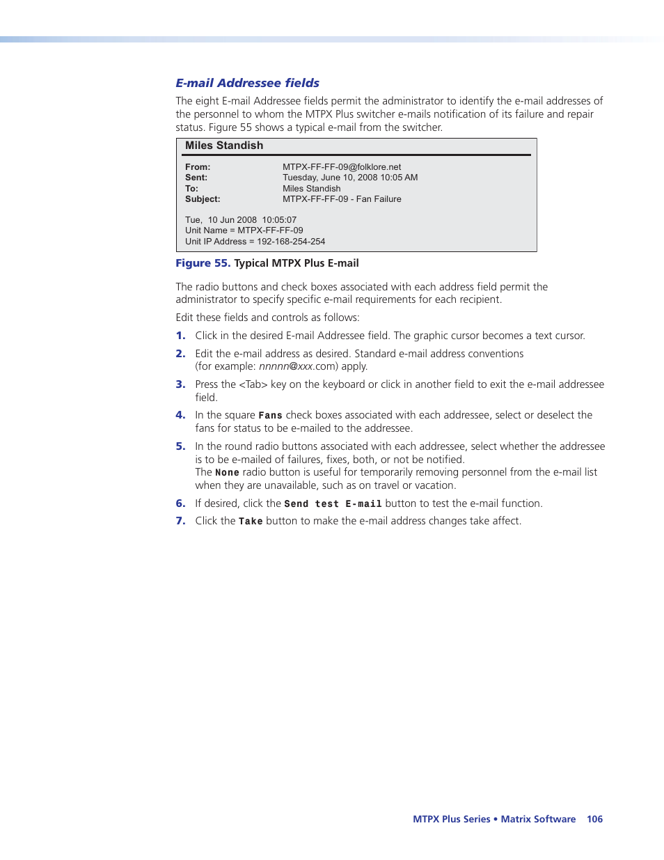 Extron Electronics MTPX Plus Series User Guide User Manual | Page 112 / 169
