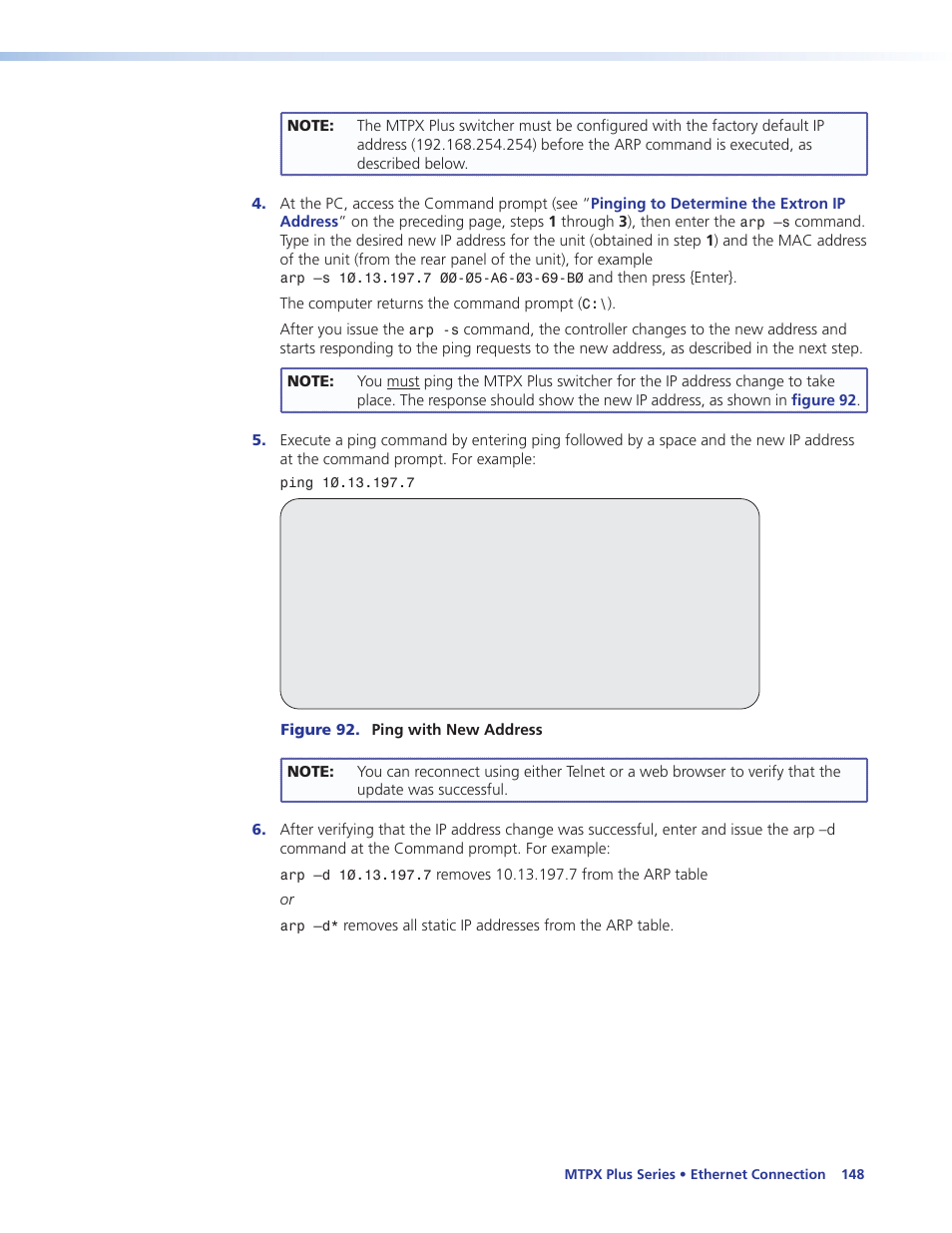 Extron Electronics MTPX Plus Series User Guide User Manual | Page 154 / 169