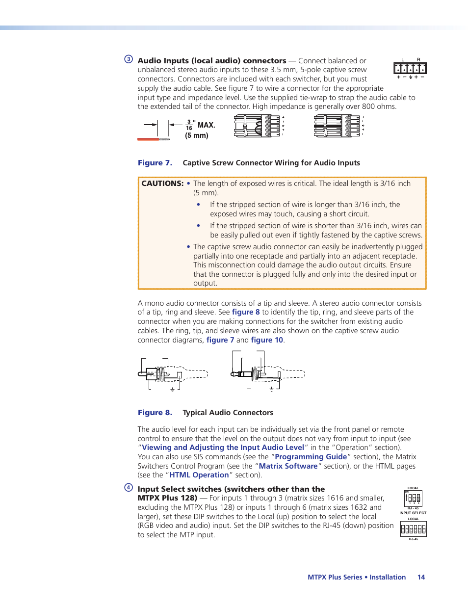 Extron Electronics MTPX Plus Series User Guide User Manual | Page 20 / 169