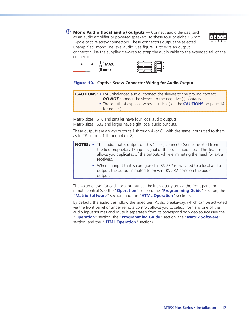 Figure 10 | Extron Electronics MTPX Plus Series User Guide User Manual | Page 23 / 169