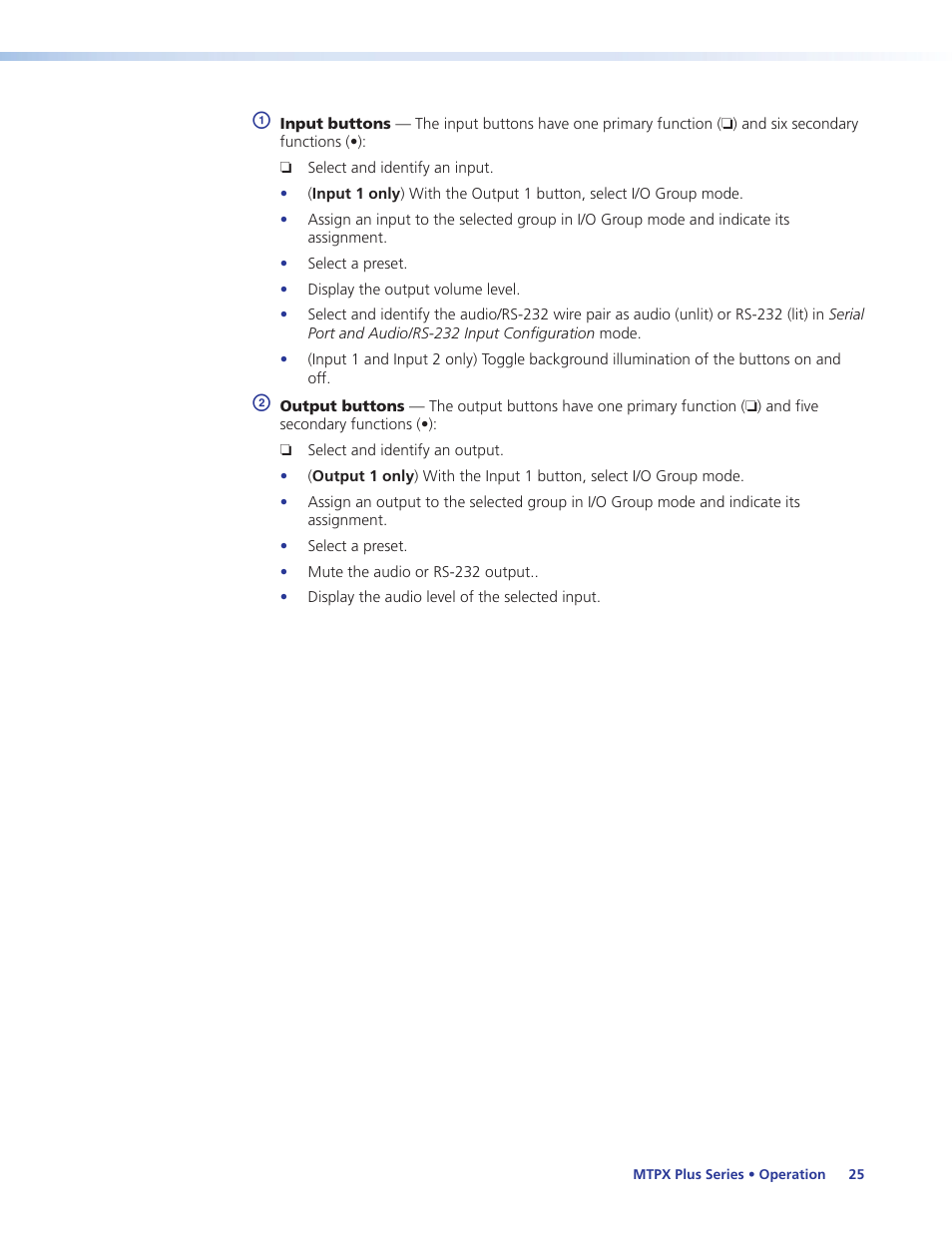 Extron Electronics MTPX Plus Series User Guide User Manual | Page 31 / 169