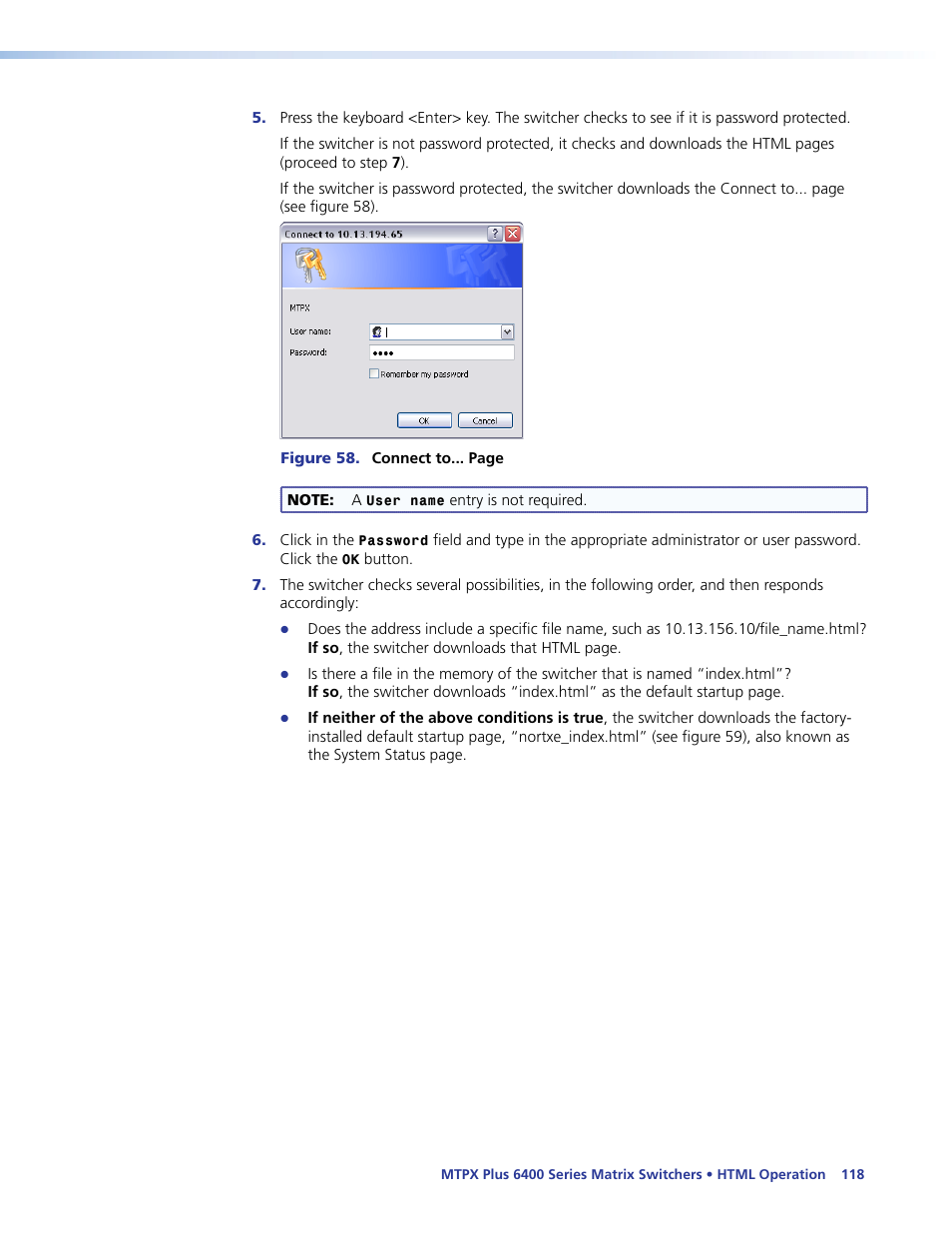 Extron Electronics MTPX Plus 6400 Series User Guide User Manual | Page 124 / 166