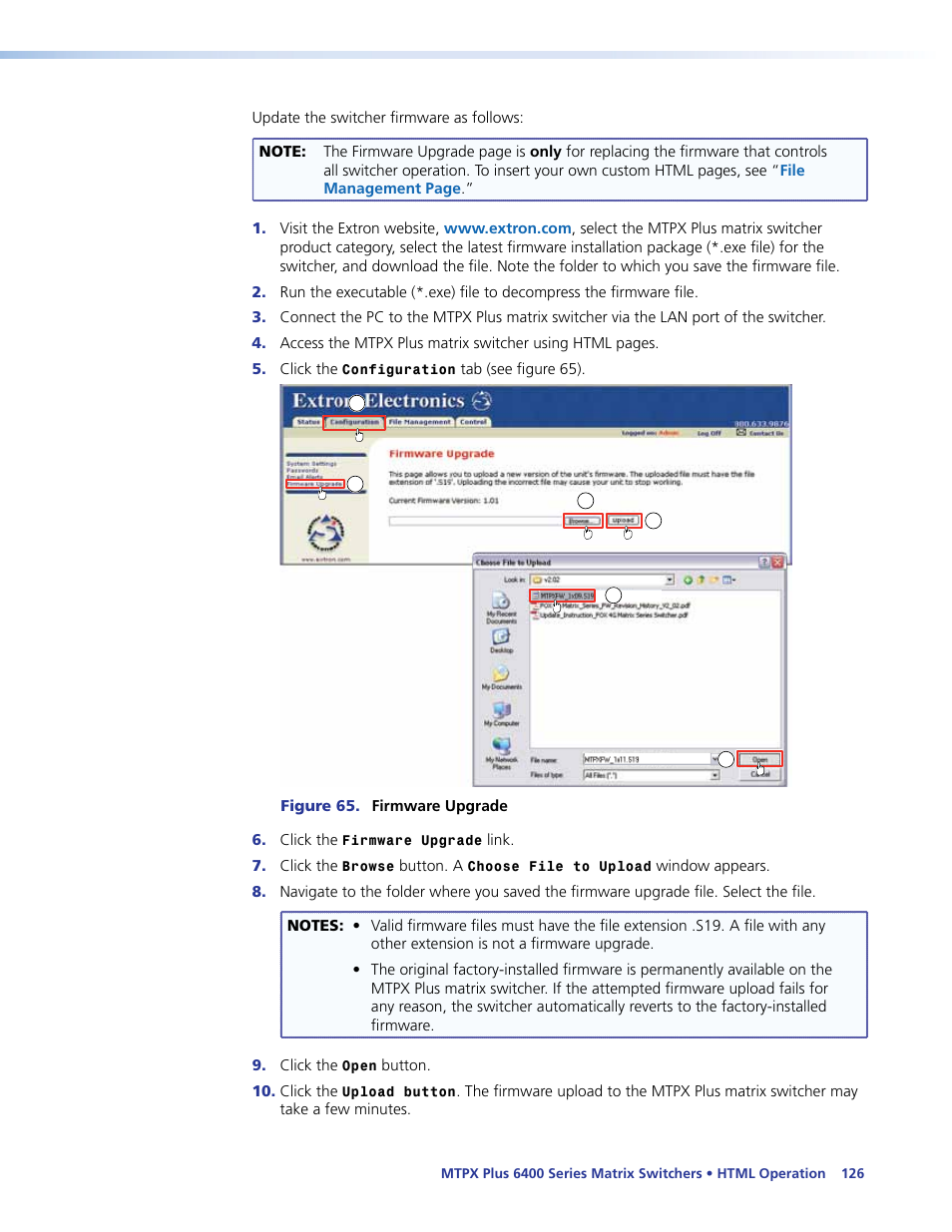 Extron Electronics MTPX Plus 6400 Series User Guide User Manual | Page 132 / 166