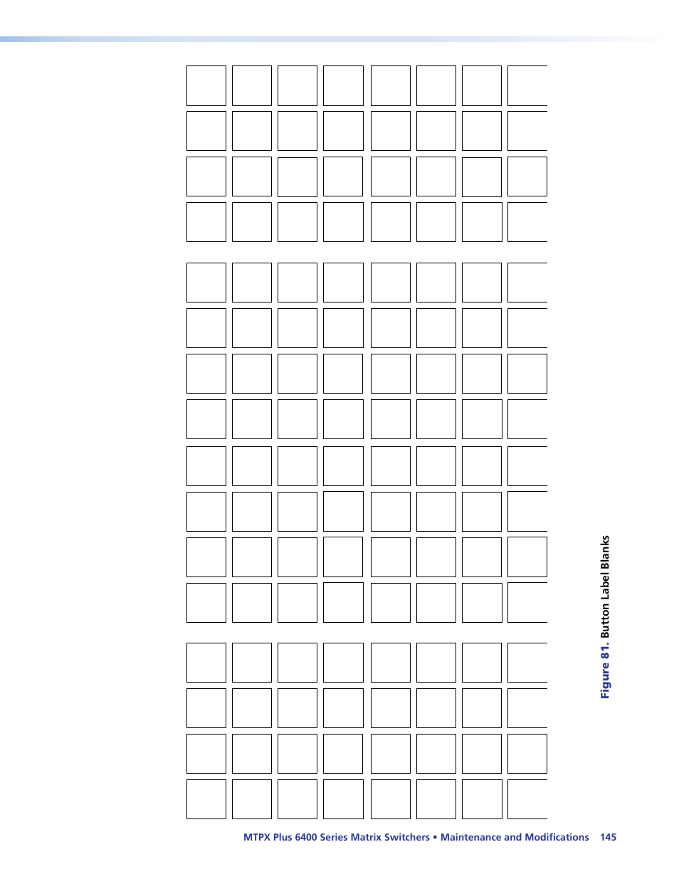 Button label blanks, Figure 81 | Extron Electronics MTPX Plus 6400 Series User Guide User Manual | Page 151 / 166