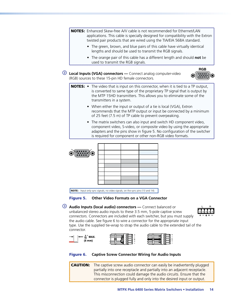 Extron Electronics MTPX Plus 6400 Series User Guide User Manual | Page 20 / 166