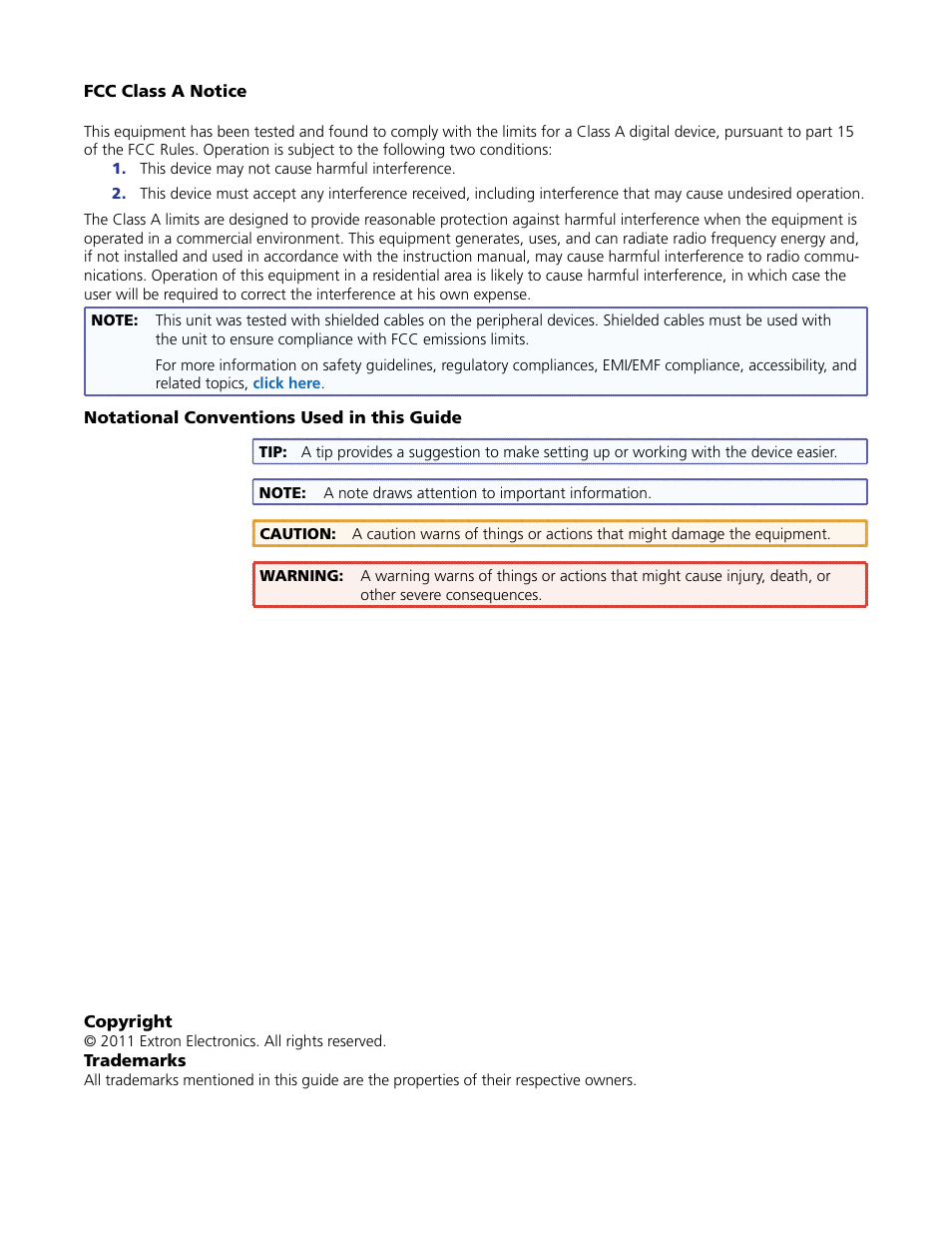 Extron Electronics MTPX Plus 6400 Series User Guide User Manual | Page 3 / 166
