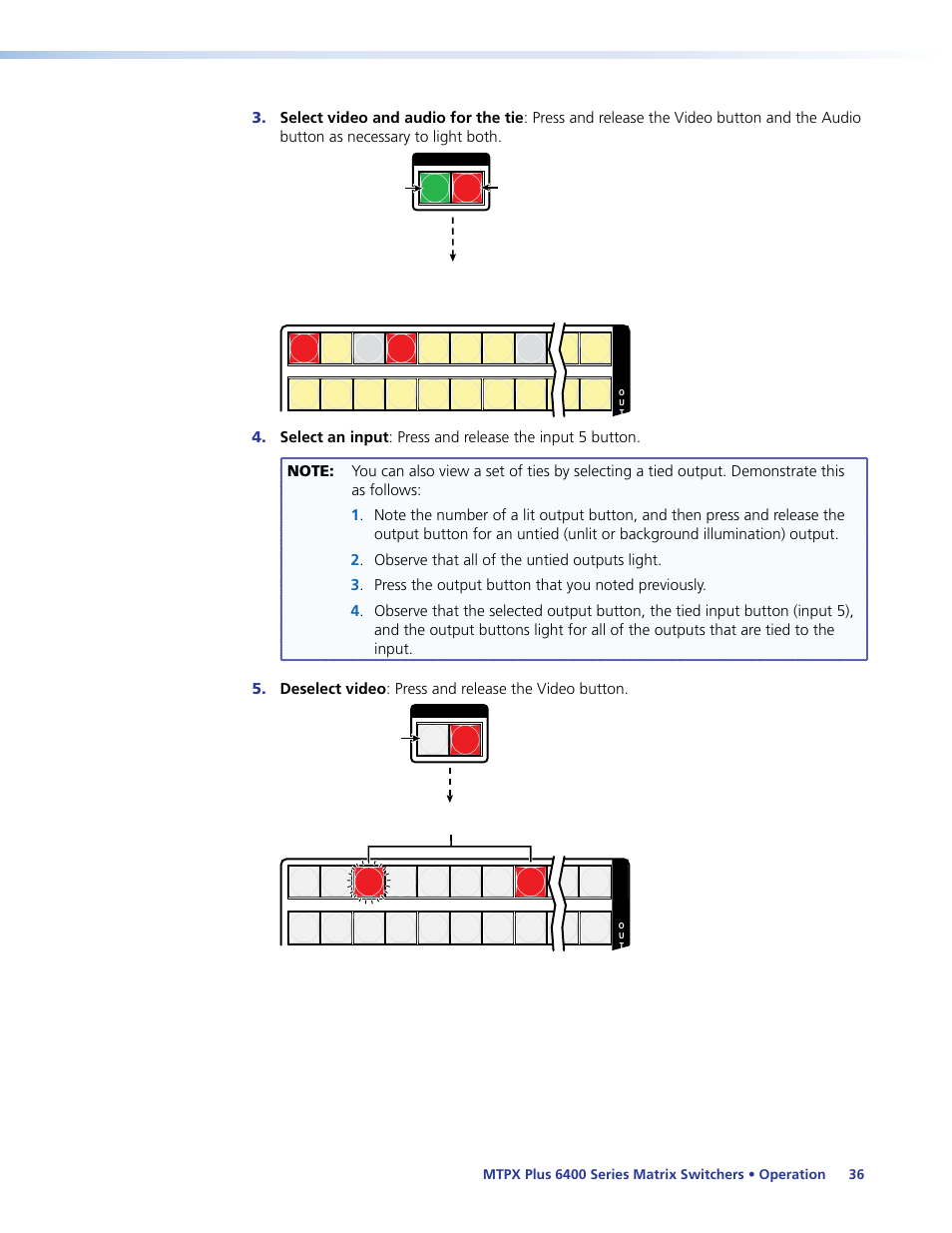 Extron Electronics MTPX Plus 6400 Series User Guide User Manual | Page 42 / 166