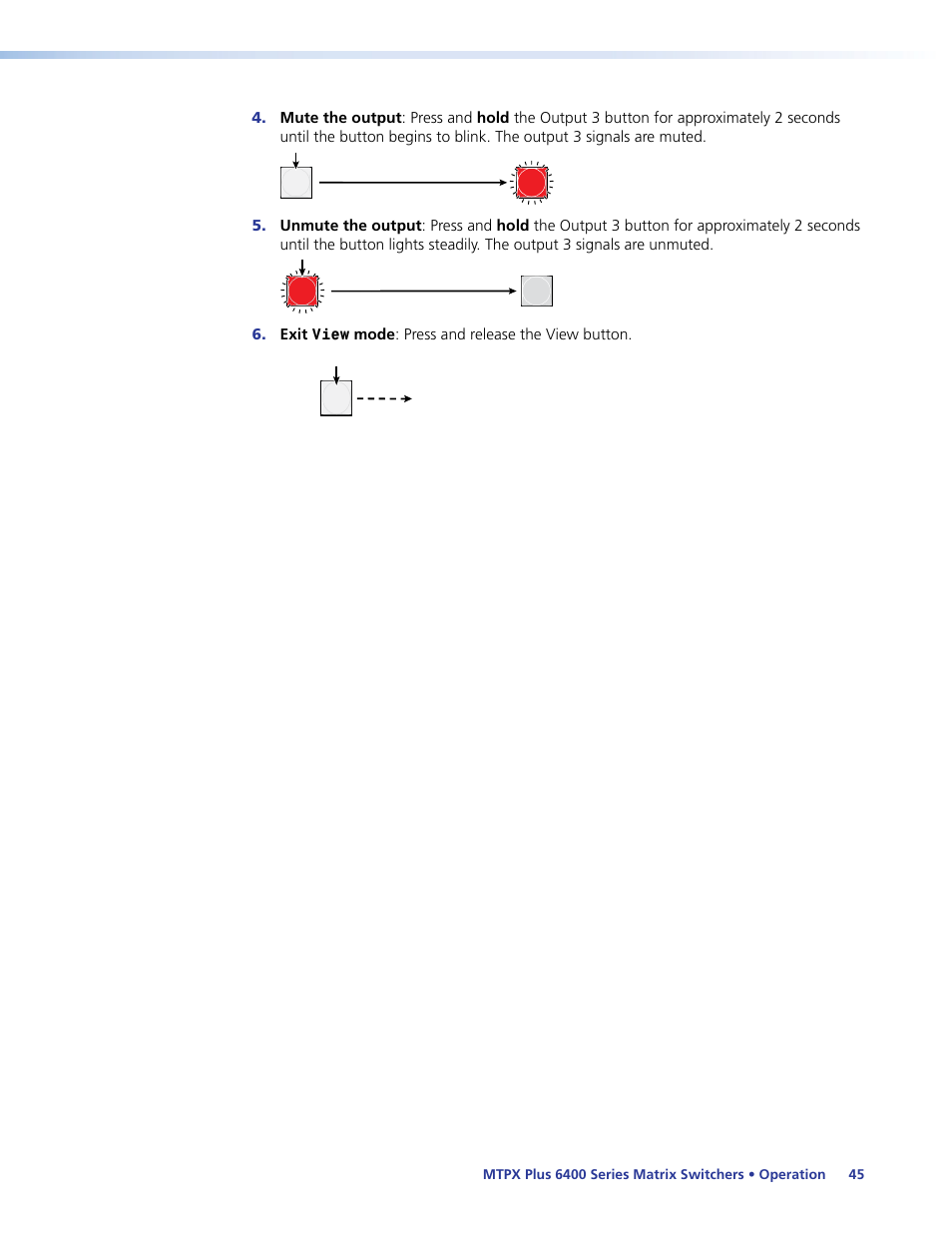 Extron Electronics MTPX Plus 6400 Series User Guide User Manual | Page 51 / 166
