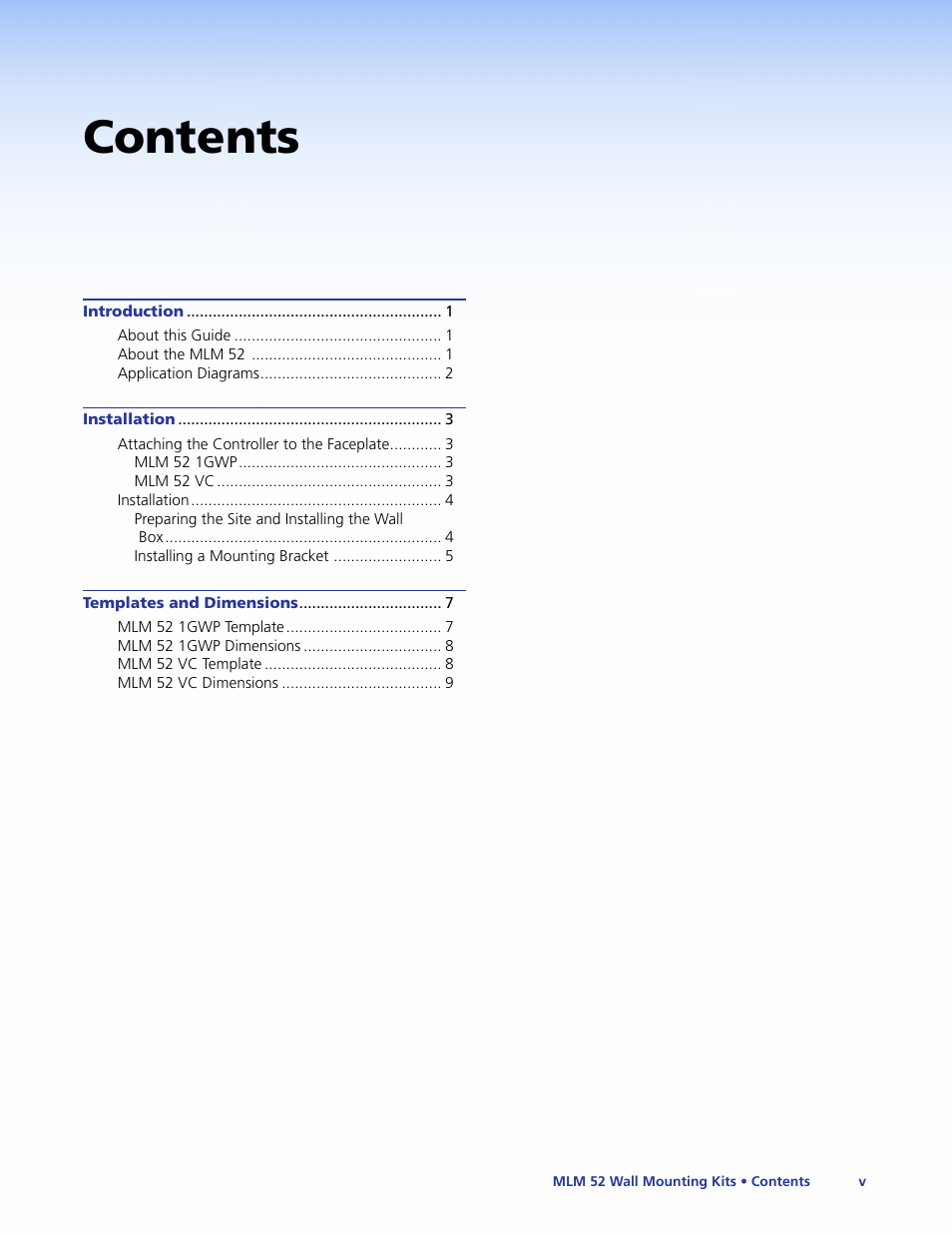 Extron Electronics MLM 52 VC User Manual | Page 5 / 16