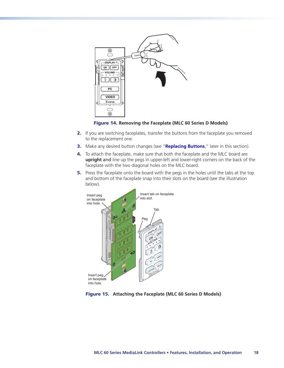 Extron Electronics MLC 60 Series User Guide User Manual | Page 24 / 79