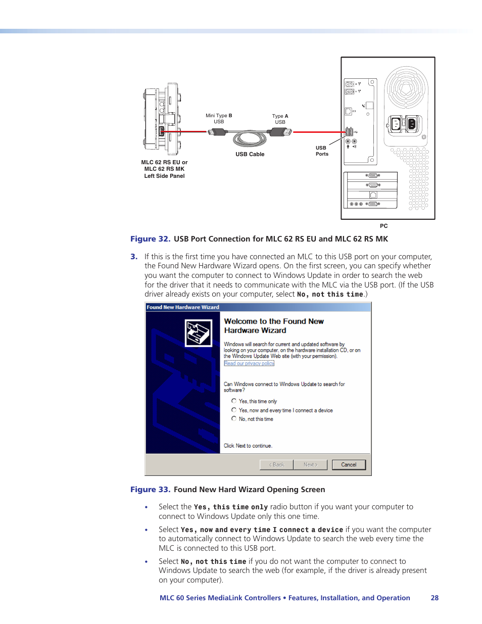 Extron Electronics MLC 60 Series User Guide User Manual | Page 34 / 79