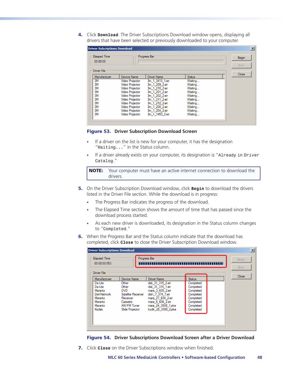Extron Electronics MLC 60 Series User Guide User Manual | Page 54 / 79