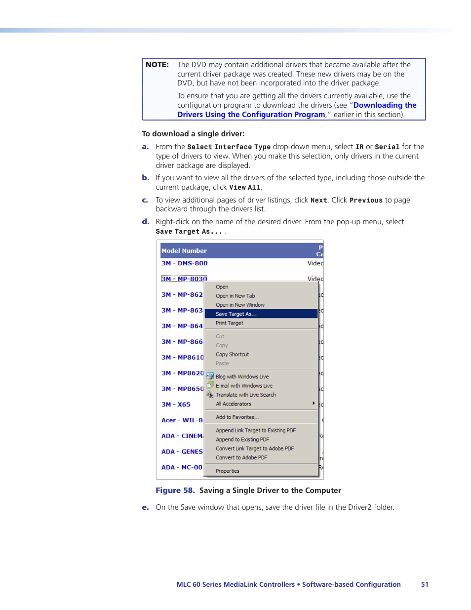Extron Electronics MLC 60 Series User Guide User Manual | Page 57 / 79